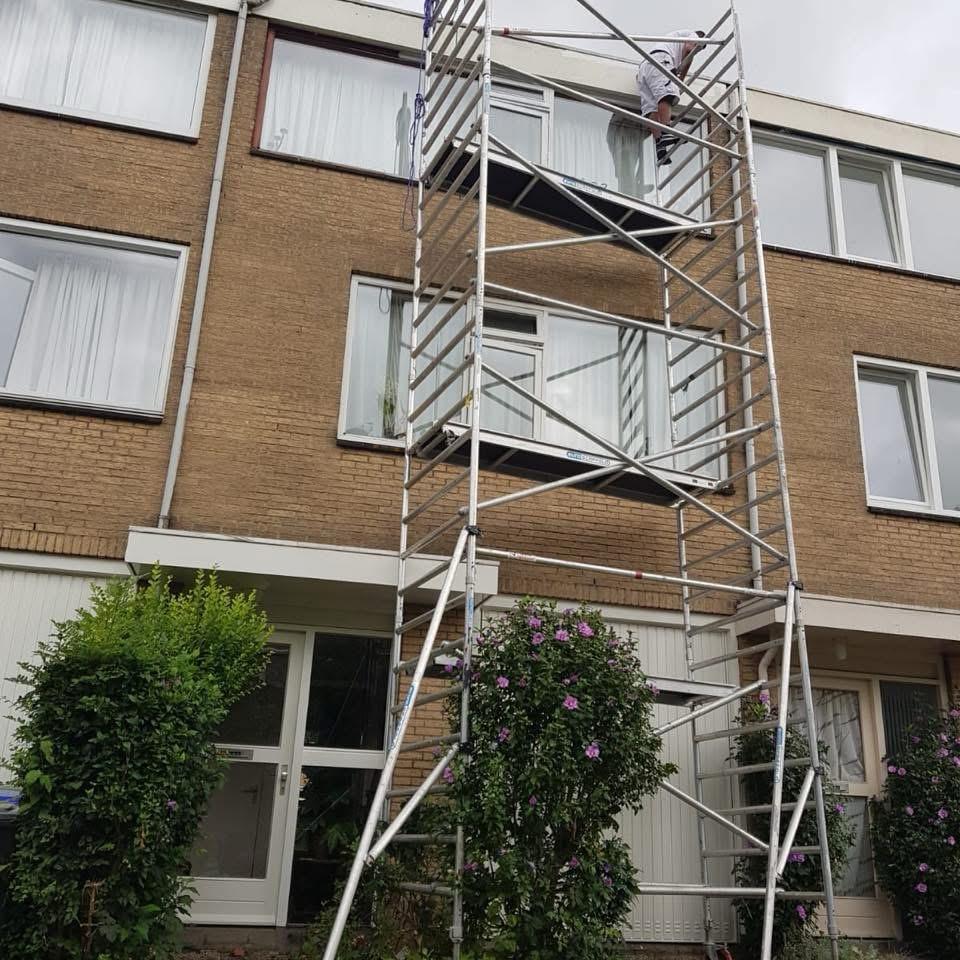 Vakman aan het werk